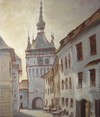 Cartoon: Sighisoara1 (small) by boa tagged painting,color,oil,boa,romania,painter,landscape