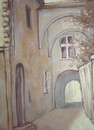 Cartoon: Sighisoara 6 (small) by boa tagged painting,color,oil,boa,romania,painter,landscape