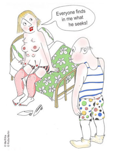 Cartoon: The perfect woman (medium) by eCardoon tagged woman,erotic