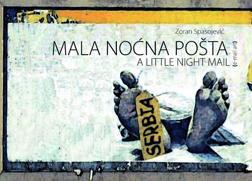 Cartoon: A little night mail (medium) by Zoran Spasojevic tagged graphics,digital,cover,book,serbia,mail,night,little,kragujevac,collage,paske,emailart,spasojevic,zoran