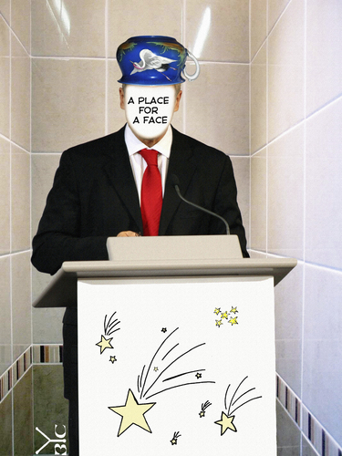 Cartoon: Big orator (medium) by Zoran Spasojevic tagged serbia,kragujevac,paske,zoran,spasojevic,portrait,orator,big,collage,digital,emailart