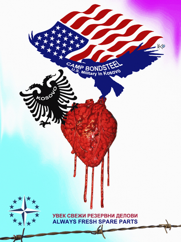 Cartoon: Eagles (medium) by Zoran Spasojevic tagged eagle,serbia,kragujevac,america,usa,paske,graphics,collage,digital,spasojevic,eu,europe,emailart,zoran