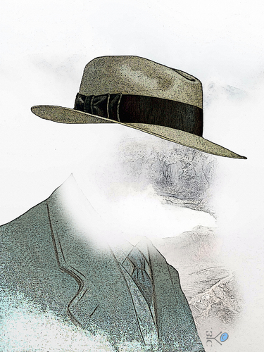 Cartoon: Portrait of a leader with a hat (medium) by Zoran Spasojevic tagged emailart,digital,collage,man,graphics