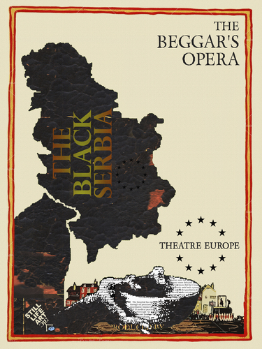 Cartoon: THE BEGGARS OPERA (medium) by Zoran Spasojevic tagged emailart,graphics,paske,spasojevic,zoran,kragujevac,serbia,collage,digital,opera,beggar