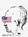 Cartoon: American horse (small) by Zoran Spasojevic tagged american,horse,flag,digital,graphics,zoran,spasojevic,paske,kragujevac,emailart,serbia