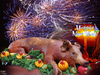 Cartoon: Happy New Year (small) by Zoran Spasojevic tagged happy,new,year,zoran,spasojevic,paske,newyear,digital,collage,kragujevac,emailart,serbia