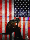 Cartoon: Prison bars (small) by Zoran Spasojevic tagged prison,bars,american,flag,americanflag,serbia,kragujevac,emailart,paske,spasojevic,zoran,graffit,graphics,digital,collage