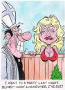 Cartoon: Actress and bishop (small) by fieldtoonz tagged actress