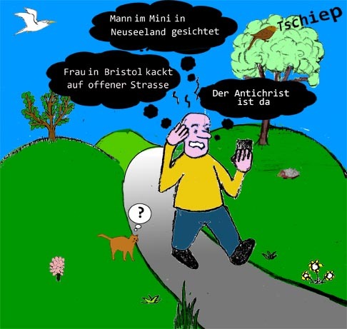 Cartoon: doomsrcolling (medium) by Leviathan64 tagged twitter,user,socialmedia