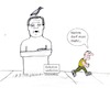 Cartoon: Denkmal (small) by Leviathan64 tagged denkmal,scheisse,vogel