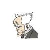 Cartoon: Arthur Schopenhauer (small) by Weltasche tagged philosophie,hegel,dialektik