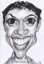 Cartoon: rosario dawson (small) by Joen Yunus tagged caricature,charcoal,celebrities,movie,actress,rosario