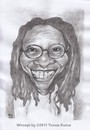 Cartoon: Whoopi Goldberg (small) by Joen Yunus tagged caricature,pencil,celebrities,movie,hollywood,actress,whoopi