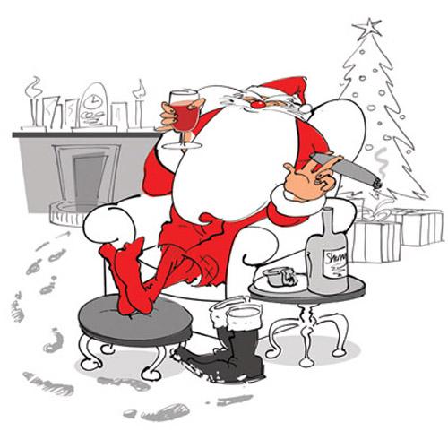 Father Christmas By drawgood | Famous People Cartoon | TOONPOOL