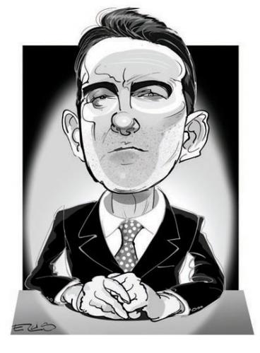 Cartoon: Peter Mandelson (medium) by drawgood tagged caricature,portrait,politician,politics