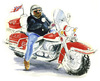 Cartoon: Harley Davidson Biker (small) by drawgood tagged biker,motorbike,harley
