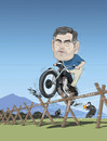 Cartoon: The Great Escape (small) by drawgood tagged politics,caricature,portrait,people,politician,gordon,brown