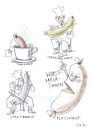 Cartoon: Wurstvariationen (small) by Christoph Gremmer tagged wurst,fleisch