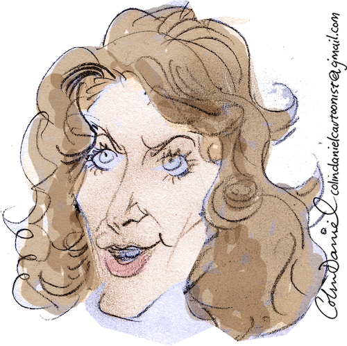 Cartoon: Adams Catlin caricature colinda (medium) by Colin A Daniel tagged caricature