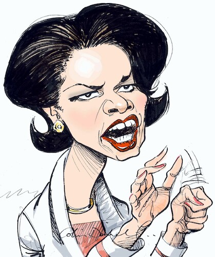 Cartoon: Condoleezza Rice caricature (medium) by Colin A Daniel tagged condoleezza,rice,caricature,colin,daniel