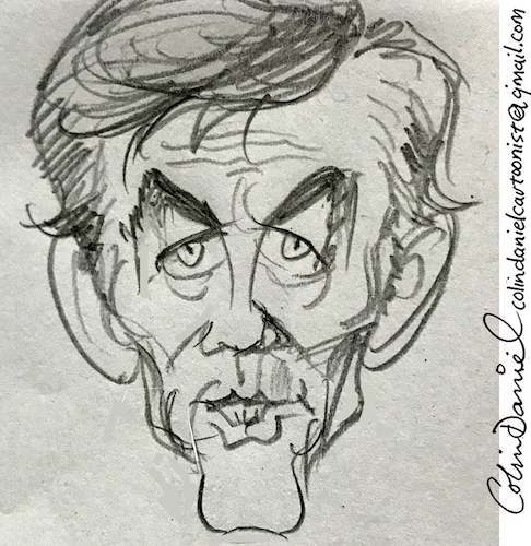 Cartoon: James T Callahan caricature (medium) by Colin A Daniel tagged james,callahan,caricature