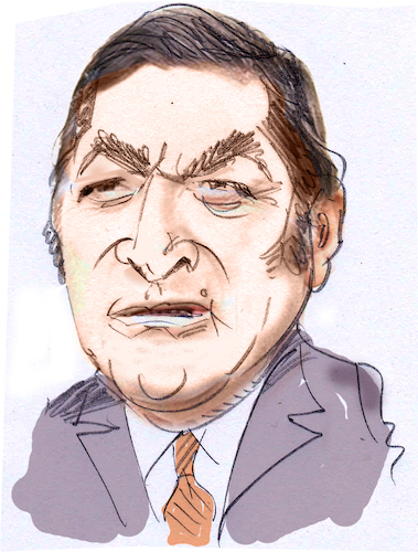 Cartoon: Norman Alden caricature (medium) by Colin A Daniel tagged norman,alden,caricature