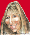 Cartoon: Barbra streisand caricature (small) by Colin A Daniel tagged barbra,streisand,caricature