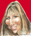 Cartoon: Barbra streisand caricature (small) by Colin A Daniel tagged barbra,streisand,caricature