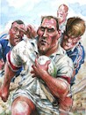 Cartoon: Lawrence Dallaglio caricature (small) by Colin A Daniel tagged lawrence,dallaglio,caricature,colin,daniel