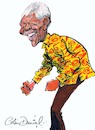 Cartoon: Nelson Mandela caricature (small) by Colin A Daniel tagged nelson,mandela,caricature,colin,daniel