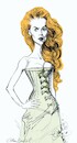 Cartoon: Nicole Kidman caricature (small) by Colin A Daniel tagged nicole,kidman,caricature,colin,daniel