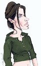 Cartoon: Sandra Bullock caricature (small) by Colin A Daniel tagged sandra,bullock,caricature