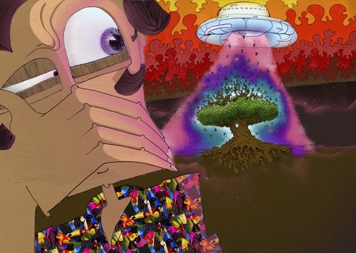 Cartoon: Tree (medium) by meiadoisa tagged tree