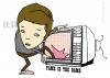 Cartoon: FAME (small) by stefan hoch tagged character