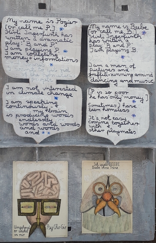 Cartoon: B und P (medium) by kirti ingerfurth tagged theatre