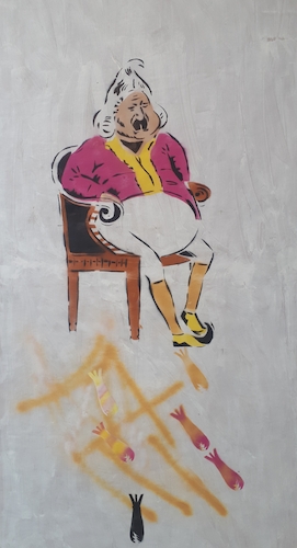 Cartoon: Emperor (medium) by kirti ingerfurth tagged emperor