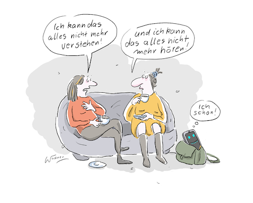 Cartoon: Handy (medium) by Wodner tagged handy,unterhaltung,spionage