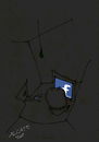 Cartoon: facebook addict (small) by ALCATO tagged zuckerbook,alcato,facebook