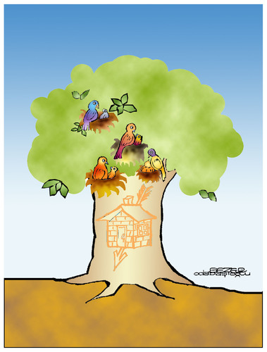 Cartoon: renkli karikatür (medium) by sezer odabasioglu tagged renkli,karikatür
