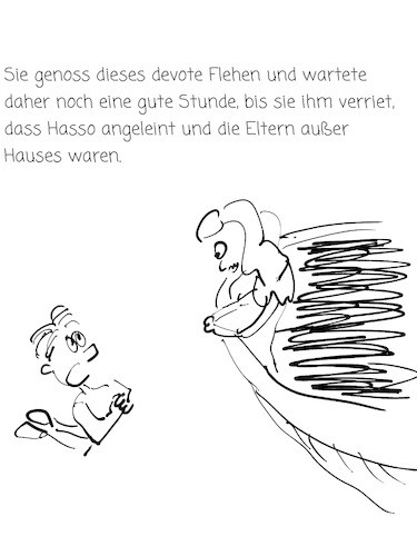 Cartoon: Das Flehen (medium) by hurvinek tagged status