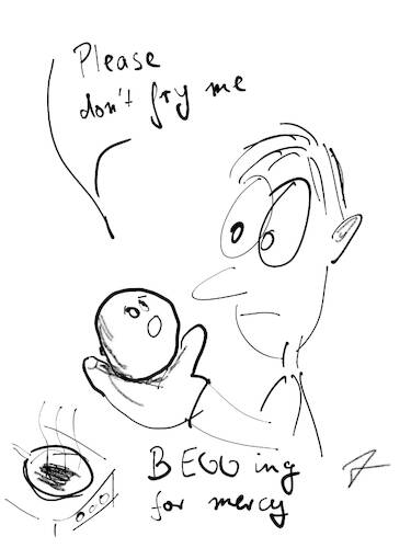 Cartoon: The Egg Series V (medium) by hurvinek tagged eggs