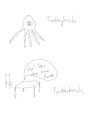 Cartoon: Fintentisch (small) by hurvinek tagged wortverdreher