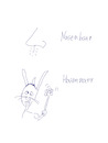 Cartoon: Nasenhaare (small) by hurvinek tagged wortspiel