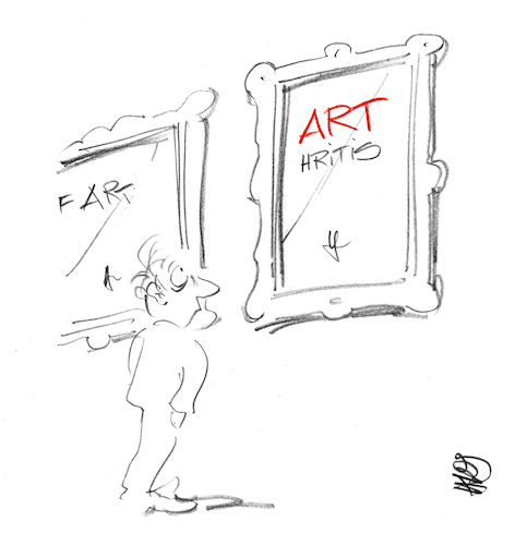 Cartoon: Arthritis (medium) by helmutk tagged art