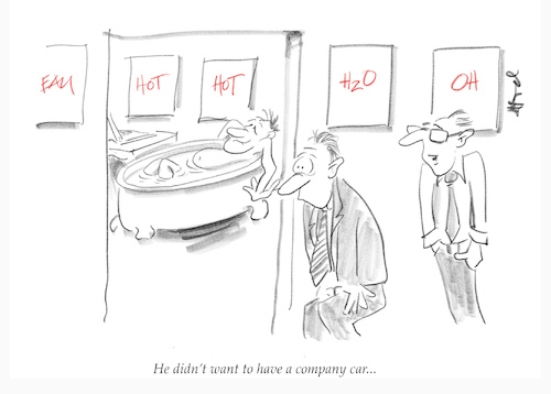 Cartoon: Bath Tub (medium) by helmutk tagged business