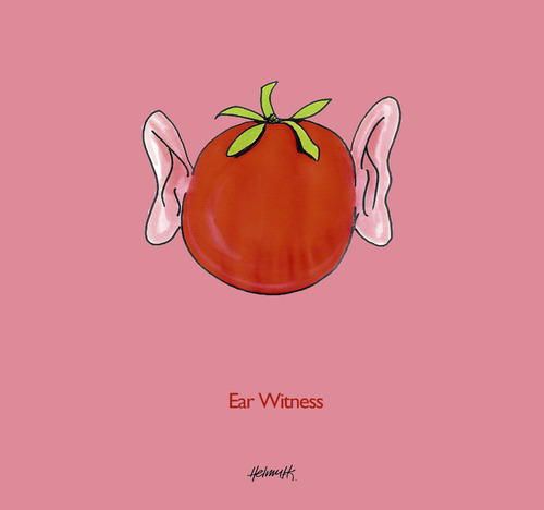 Cartoon: Ear Witness (medium) by helmutk tagged food