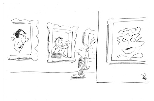 Cartoon: Framing it Right (medium) by helmutk tagged culture