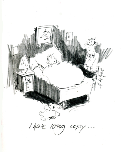 Cartoon: Long Copy (medium) by helmutk tagged life,family