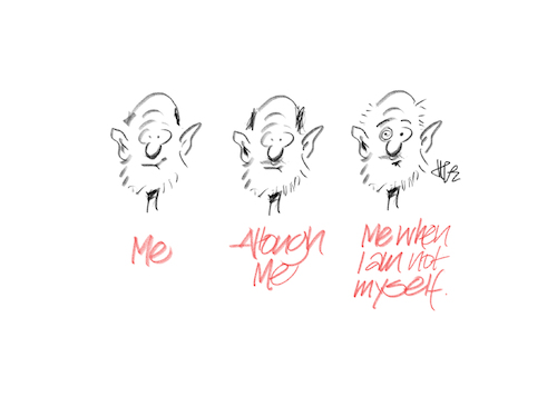 Cartoon: Me-Me (medium) by helmutk tagged psychology,me