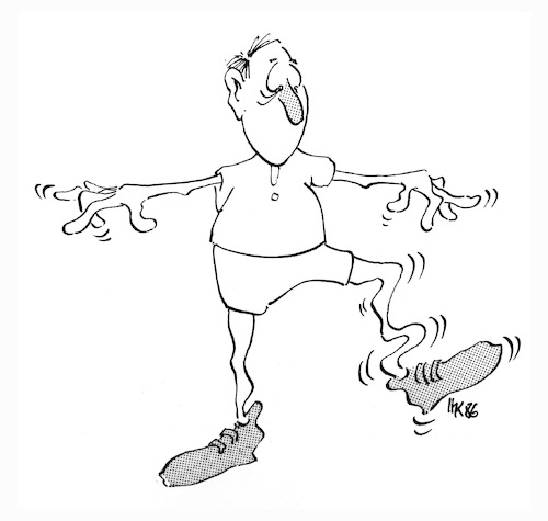 Cartoon: Relax (medium) by helmutk tagged gymnastik